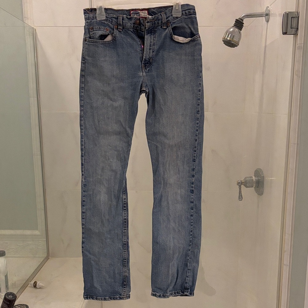 Old Navy Women’s Straight Jeans in Light Blue 10Long
